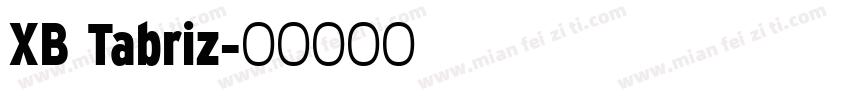 XB Tabriz字体转换